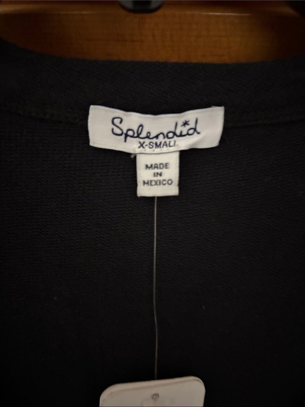 Splendid Black V-Neck Long Sleeve Tunic - Picture 2 of 8